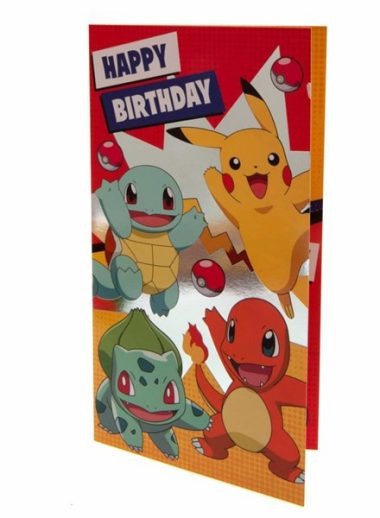 Pokemon - Happy Birthday - čestitka