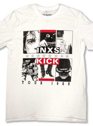 INXS - Kick Tour - bijela majica