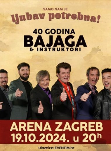 Bajaga i Instruktori u Areni Zagreb
