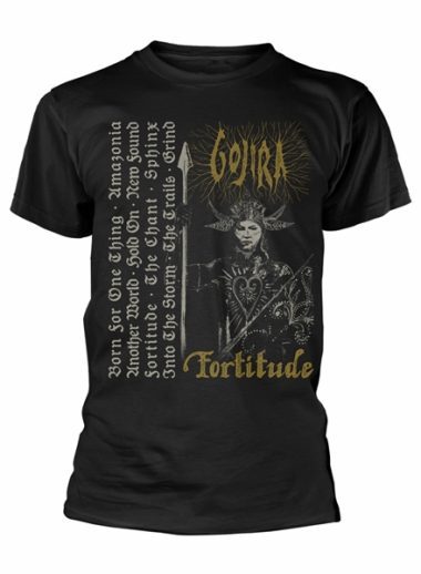 Gojira - Fortitude Tracklist - majica