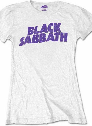 Black Sabbath - Wavy Logo Vintage - majica