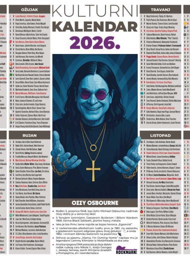 Kulturni kalendar 2026. - Ozzy Osbourne