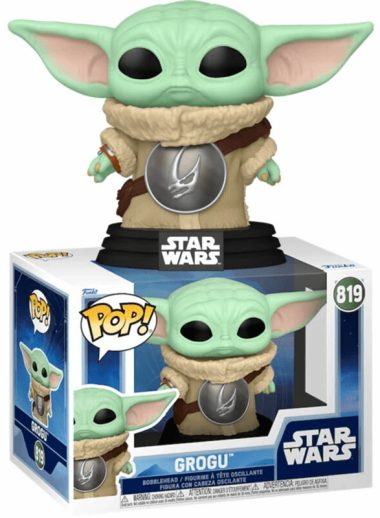 Grogu with Mudhorn Chest Armor funko