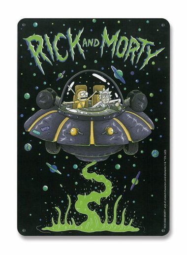 Rick and Morty metalni znak