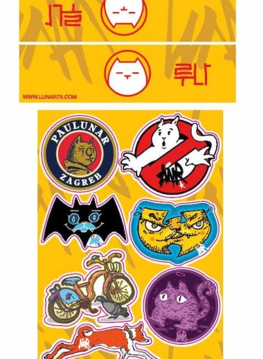 Lunar Razni motivi set naljepnica