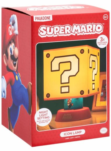 Super Mario Question Block lampa