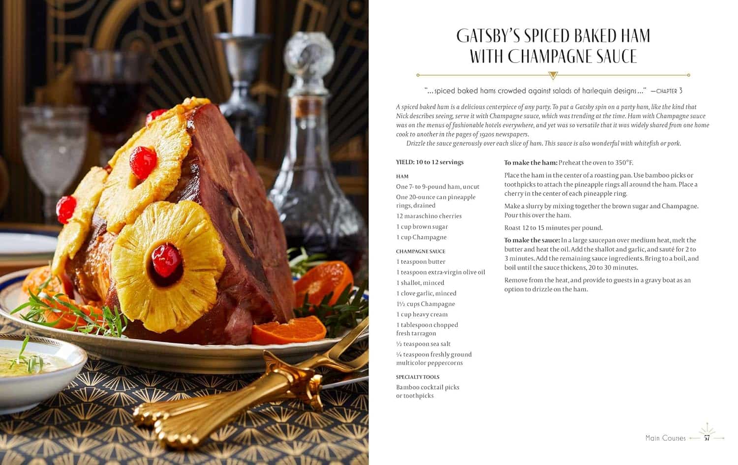 great gatsby cookbook