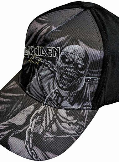 Iron Maiden Piece of Mind Greyscale