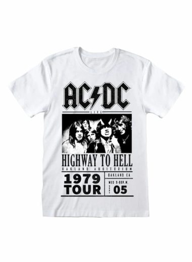 Highway to hell 1979 tour bijela majica