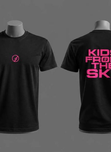 Majica Kids from the sky crna