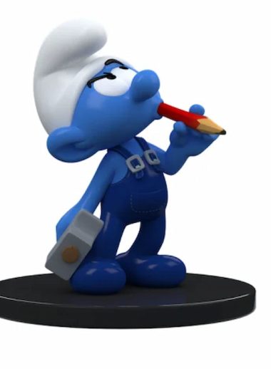 Handy Smurf figura